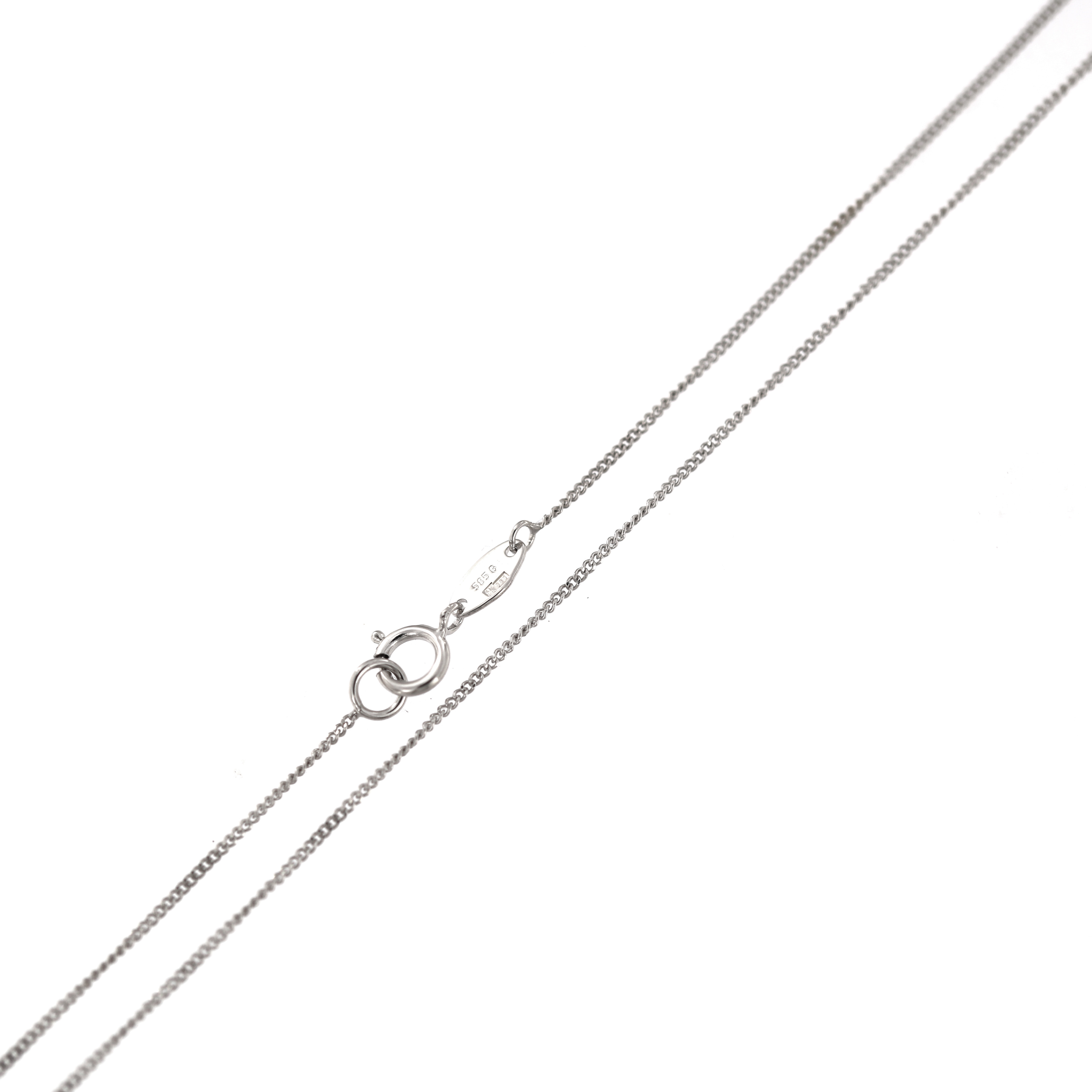 White gold chain CBG5-0.80MM