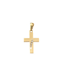 Yellow gold diamond pendant...