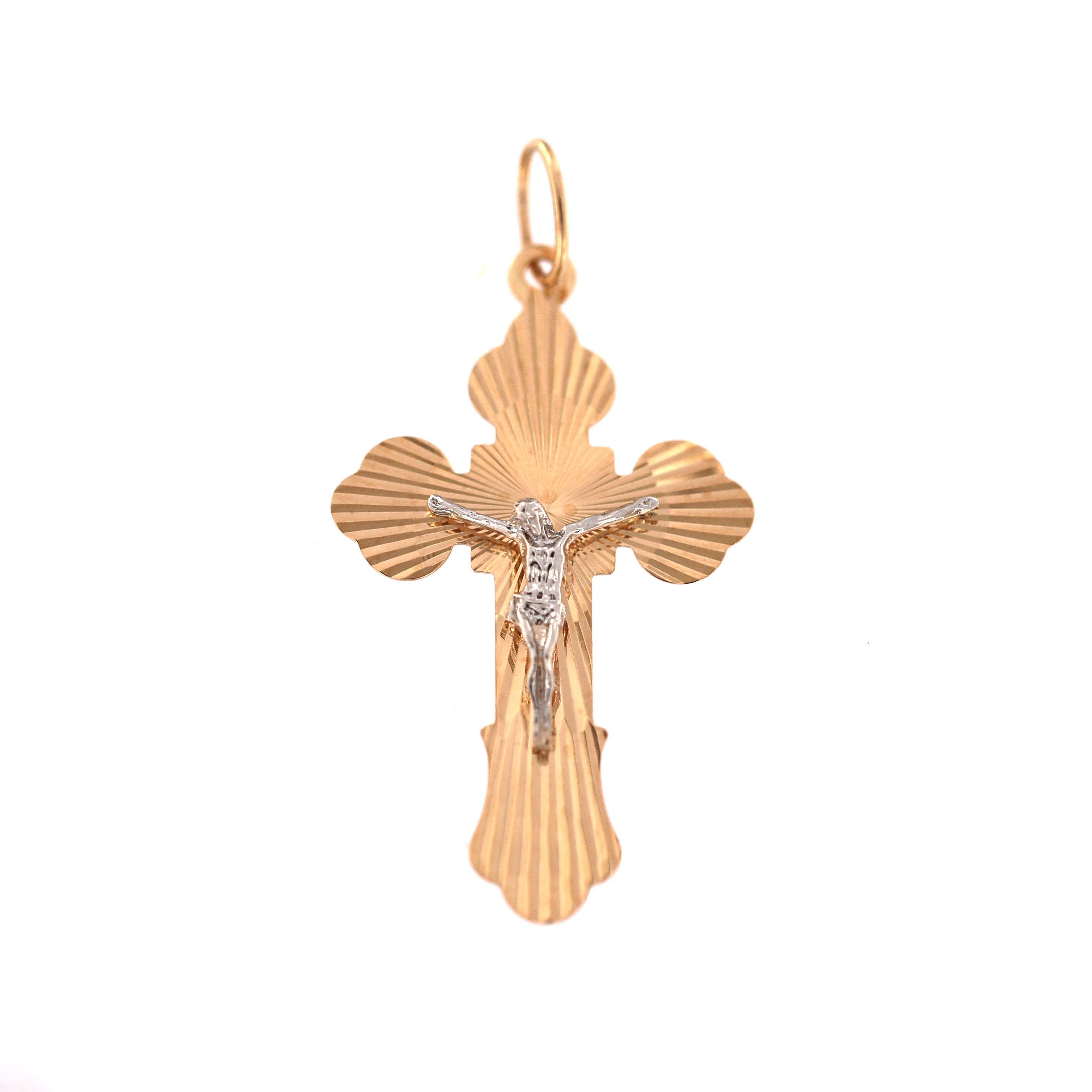 Rose gold cross pendant ARK03-38