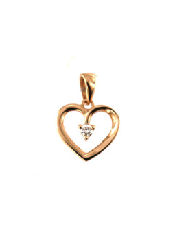 Rose gold pendant w/...