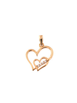 Rose gold pendant w/...