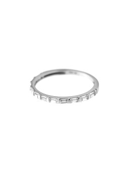 White gold zirconia ring...