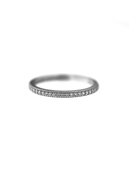 White gold zirconia ring...