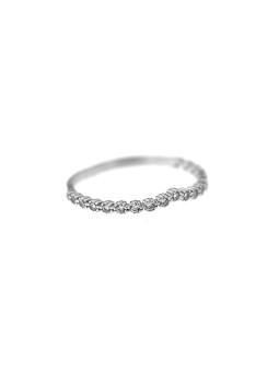 White gold zirconia ring...