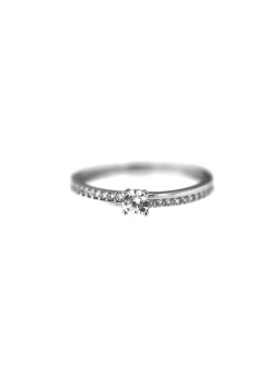 White gold engagement ring...