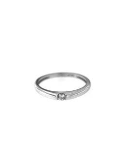 White gold zirconia ring...