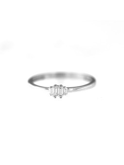 White gold zirconia ring...