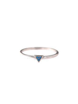 White gold zirconia ring DBA02-06