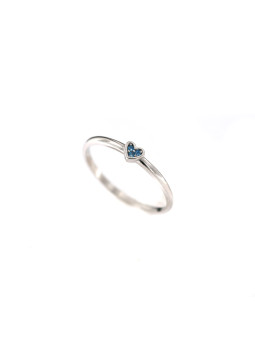 White gold zirconia ring...