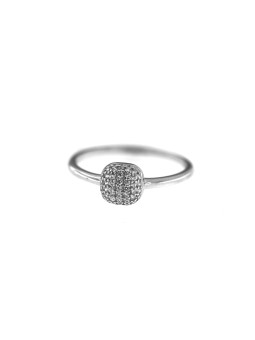 White gold zirconia ring...