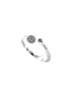 White gold zirconia ring...