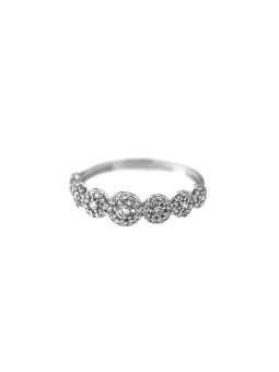 White gold zirconia ring...