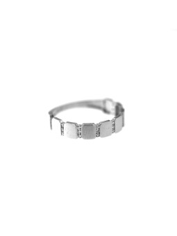 White gold zirconia ring...