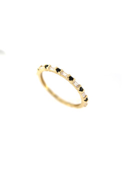 Yellow gold zirconia ring...