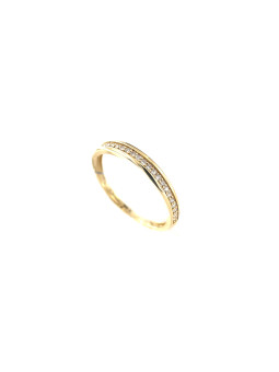 Yellow gold ring with...