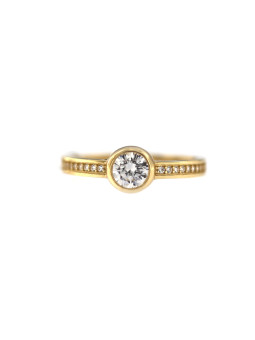 Yellow gold engagement ring DGS03-02-09