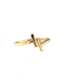 Yellow gold ring DGB09-19