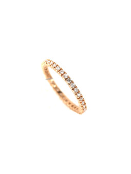 Rose gold ring with...