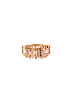 Rose gold zirconia ring...