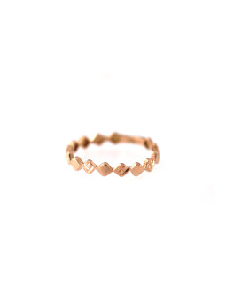 Rose gold ring DRB03-54