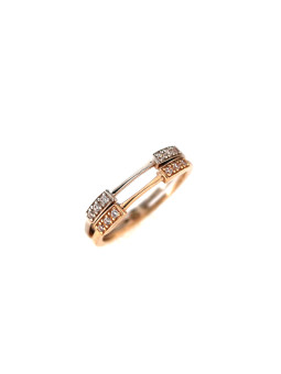 Rose gold zirconia ring...