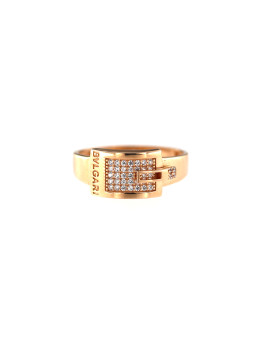 Rose gold zirconia ring...