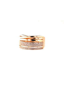 Rose gold zirconia ring...