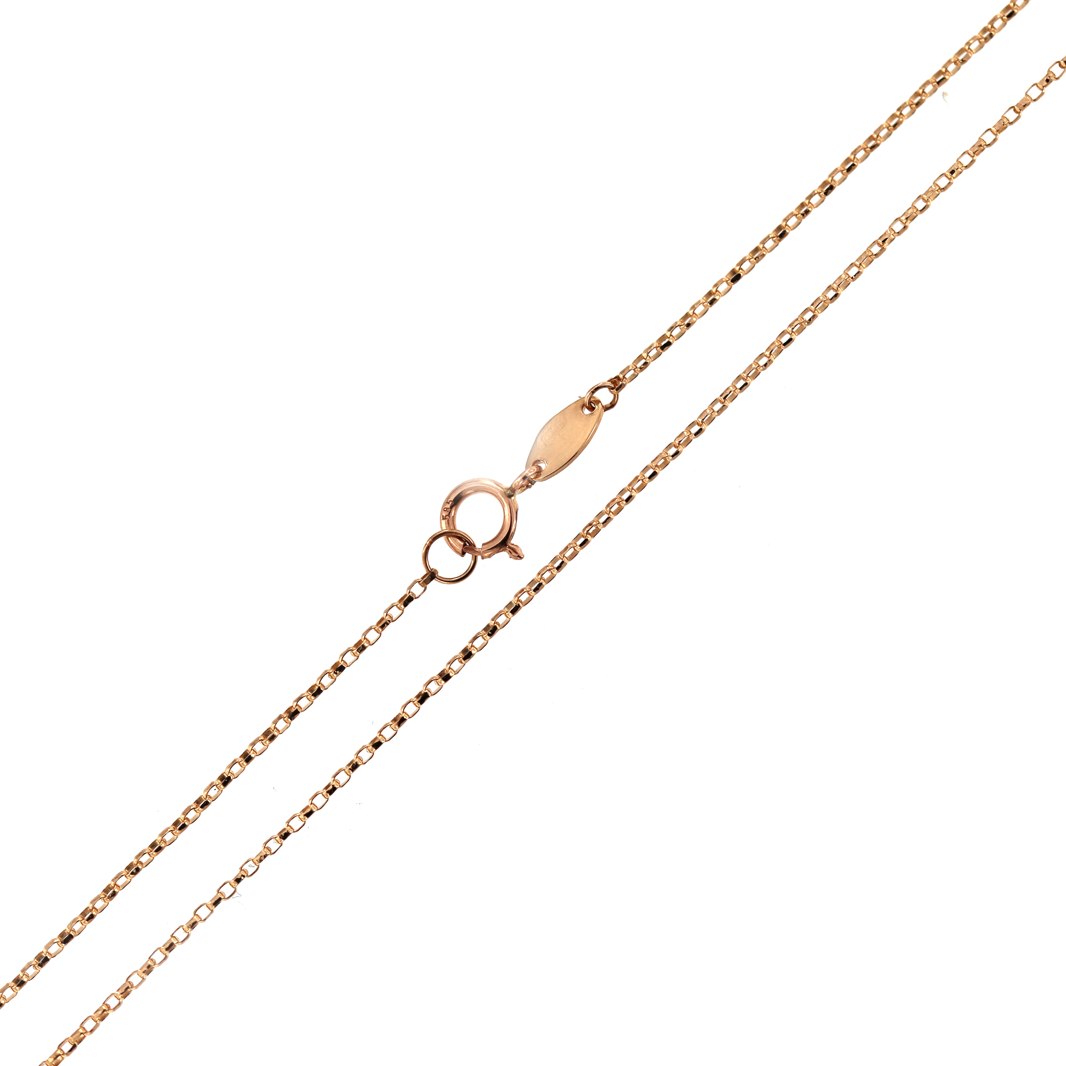 Rose gold chain CRROLO-1.00MM