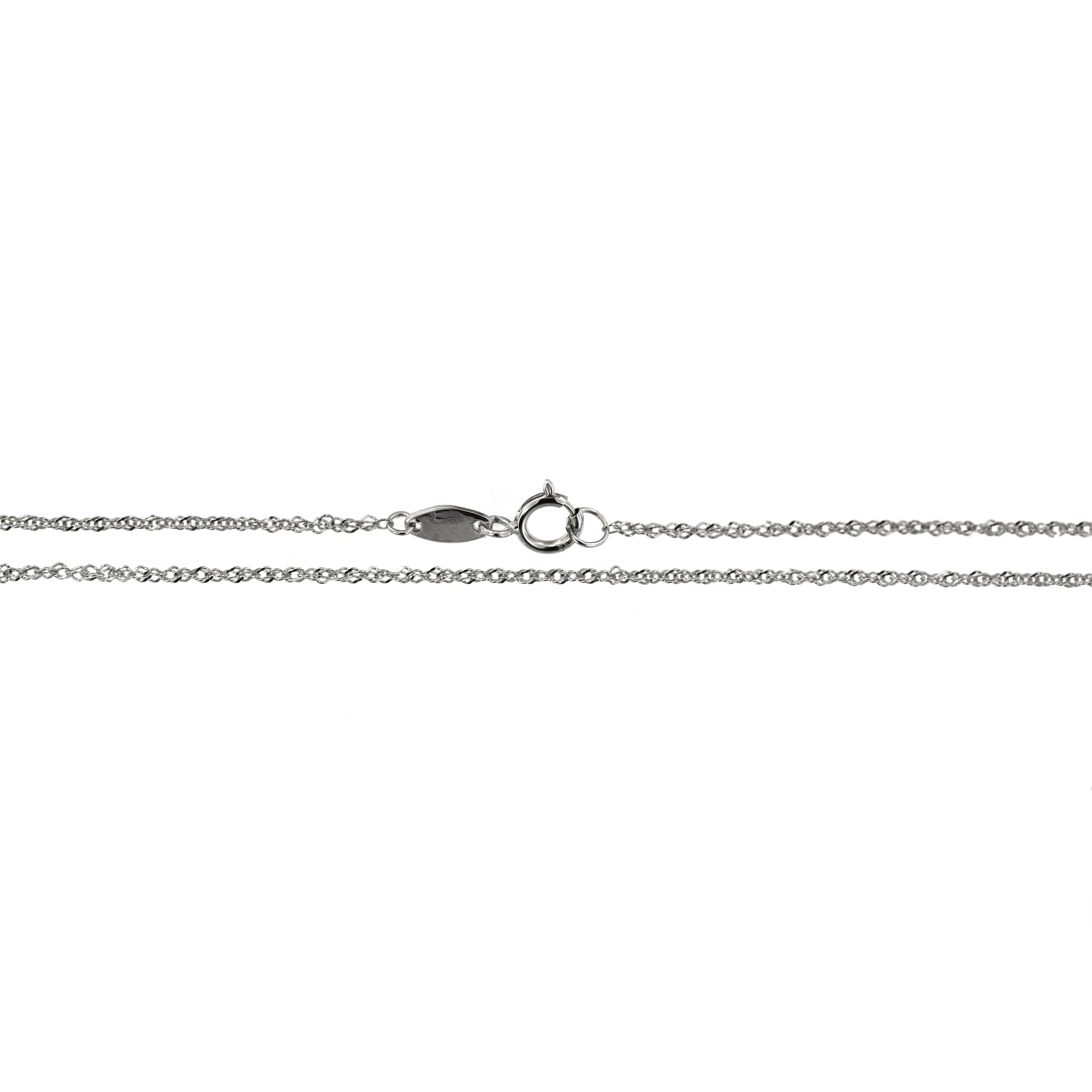 White gold chain CBTW-0.60MM