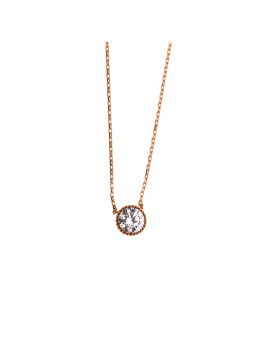 Rose gold pendant necklace CPR03-13