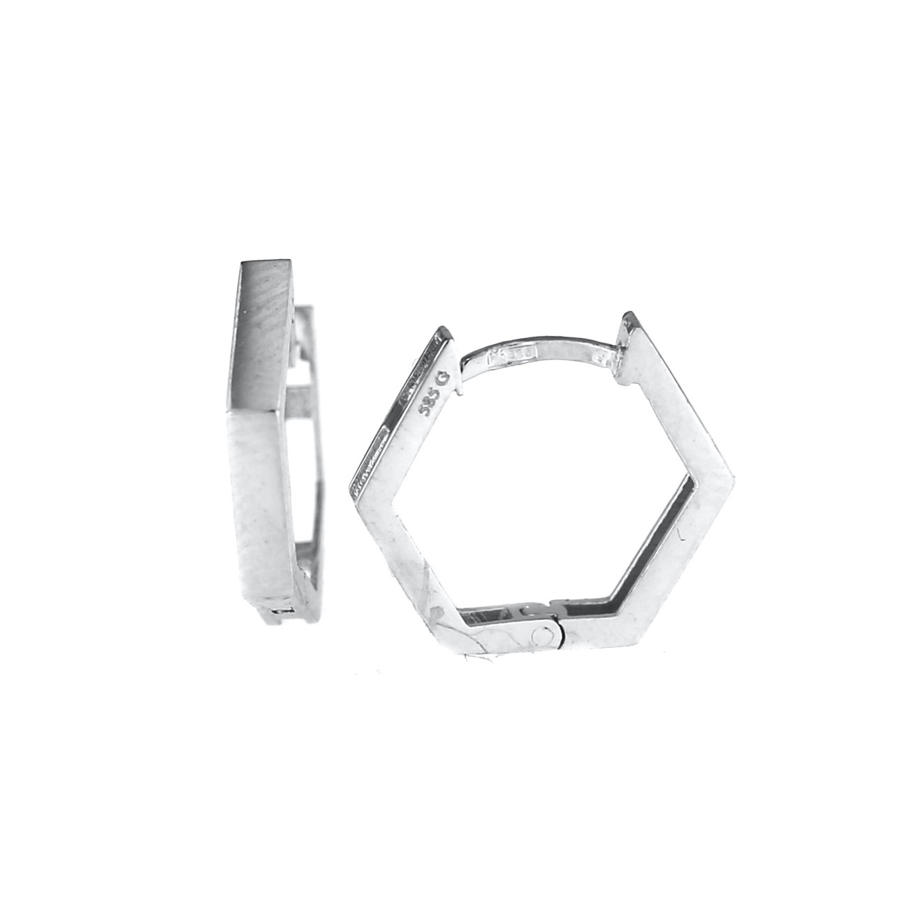 White gold earrings BBR01-06-03