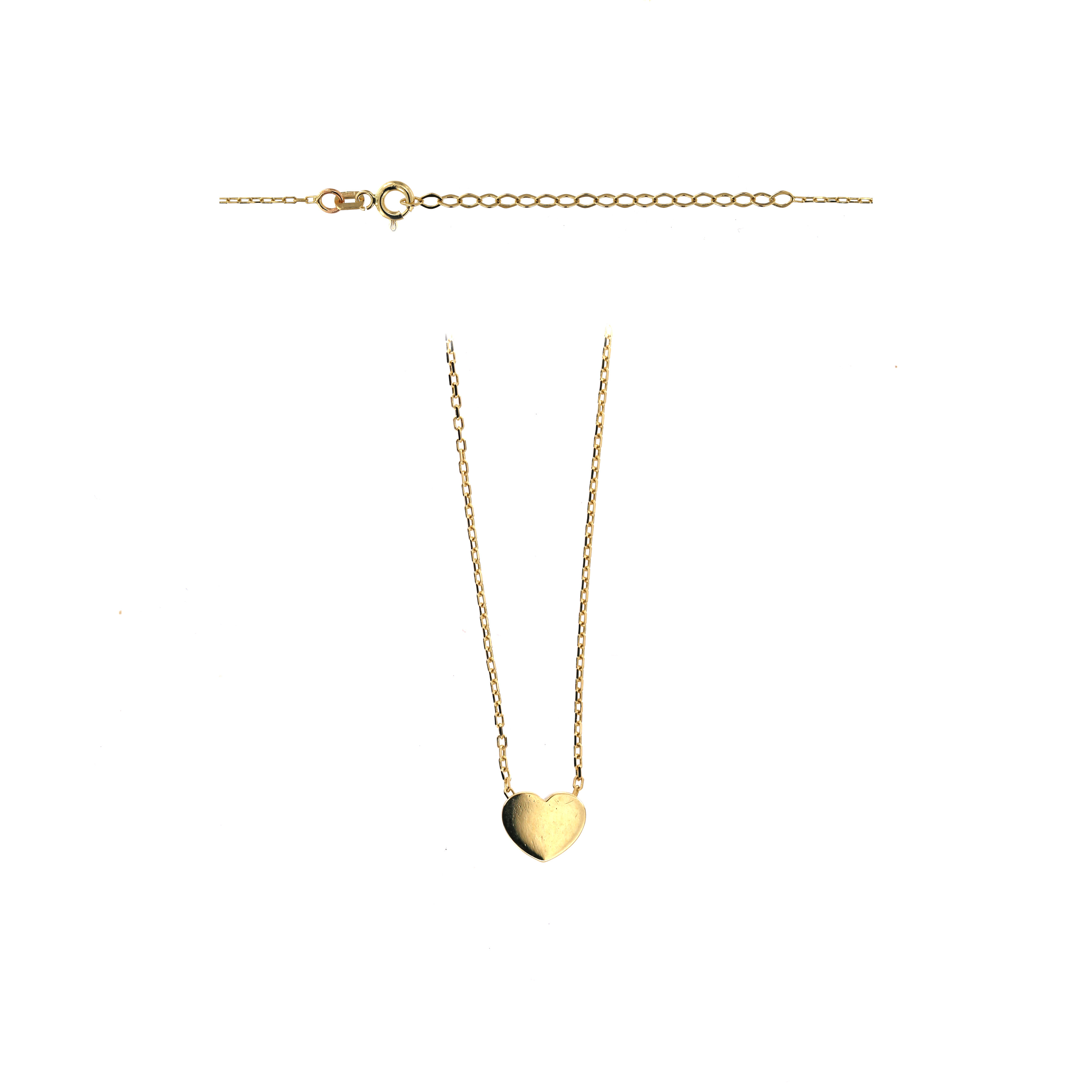 Yellow gold pendant necklace CPG03-18