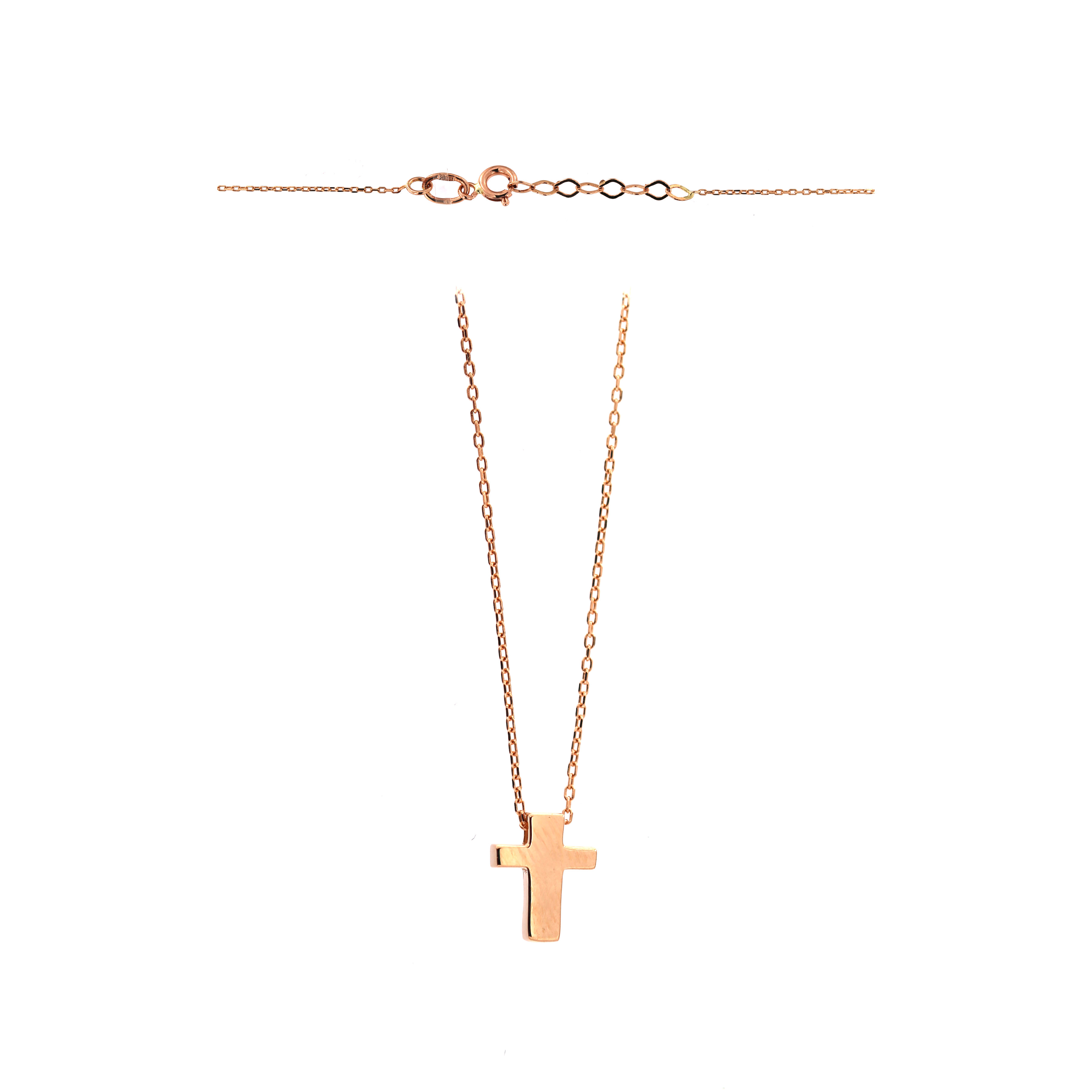 Rose gold pendant necklace CPR19-10