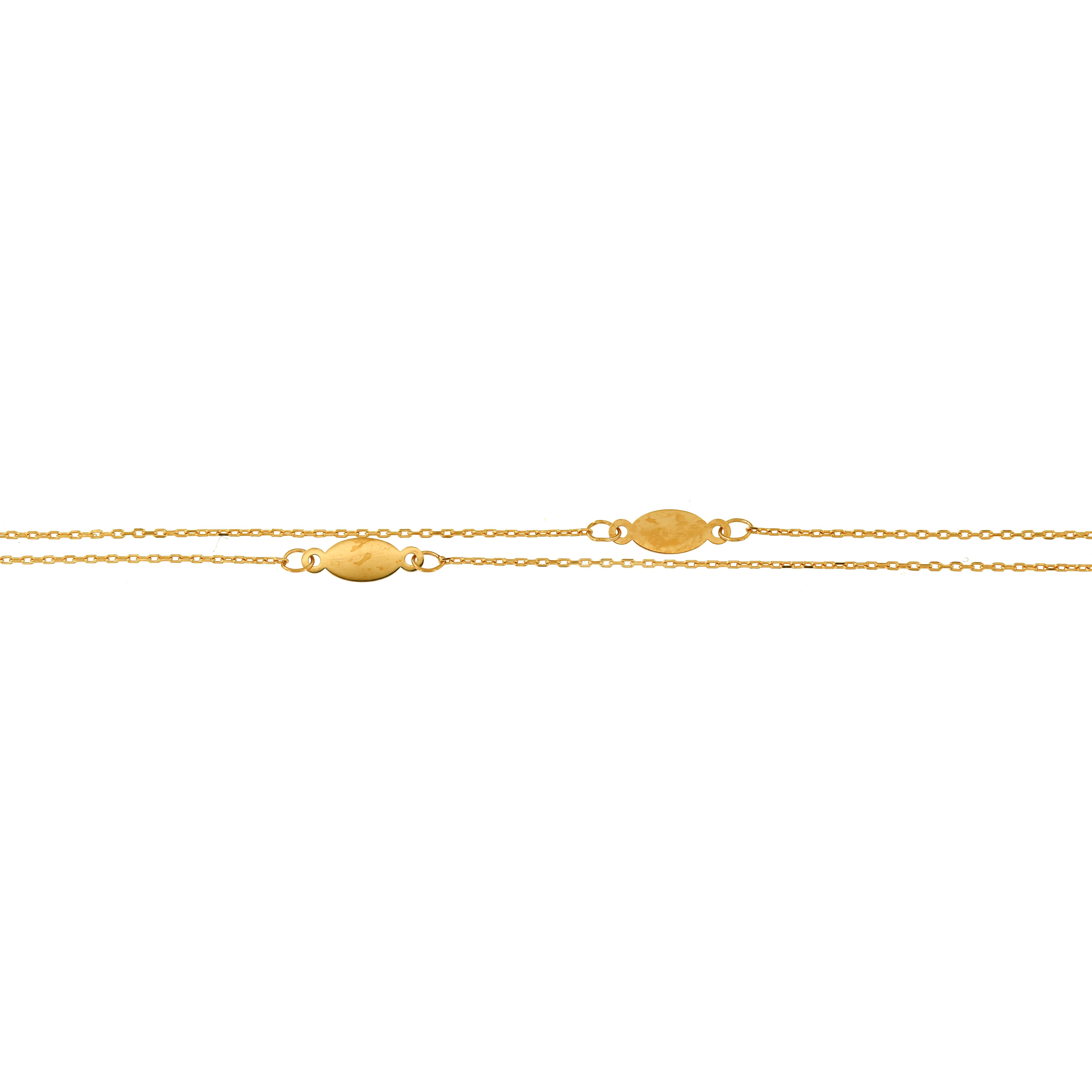 Yellow gold bracelet EGZSP02-19