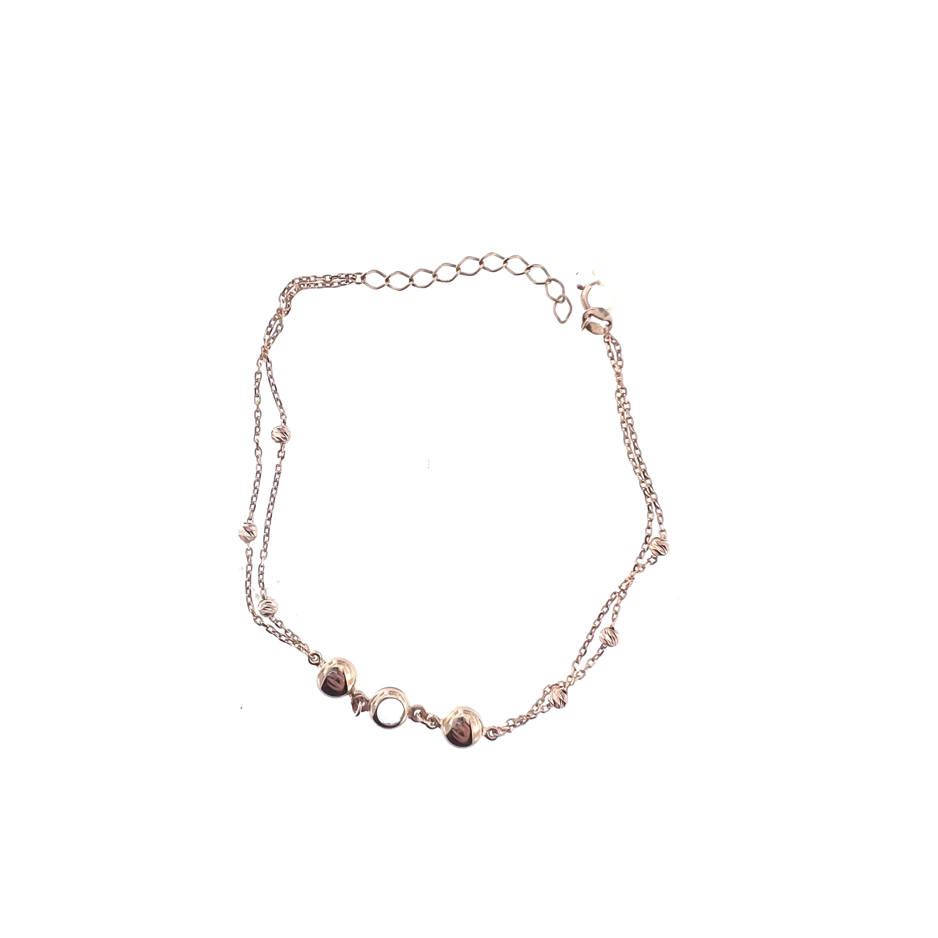 Rose gold anklet EK11-13
