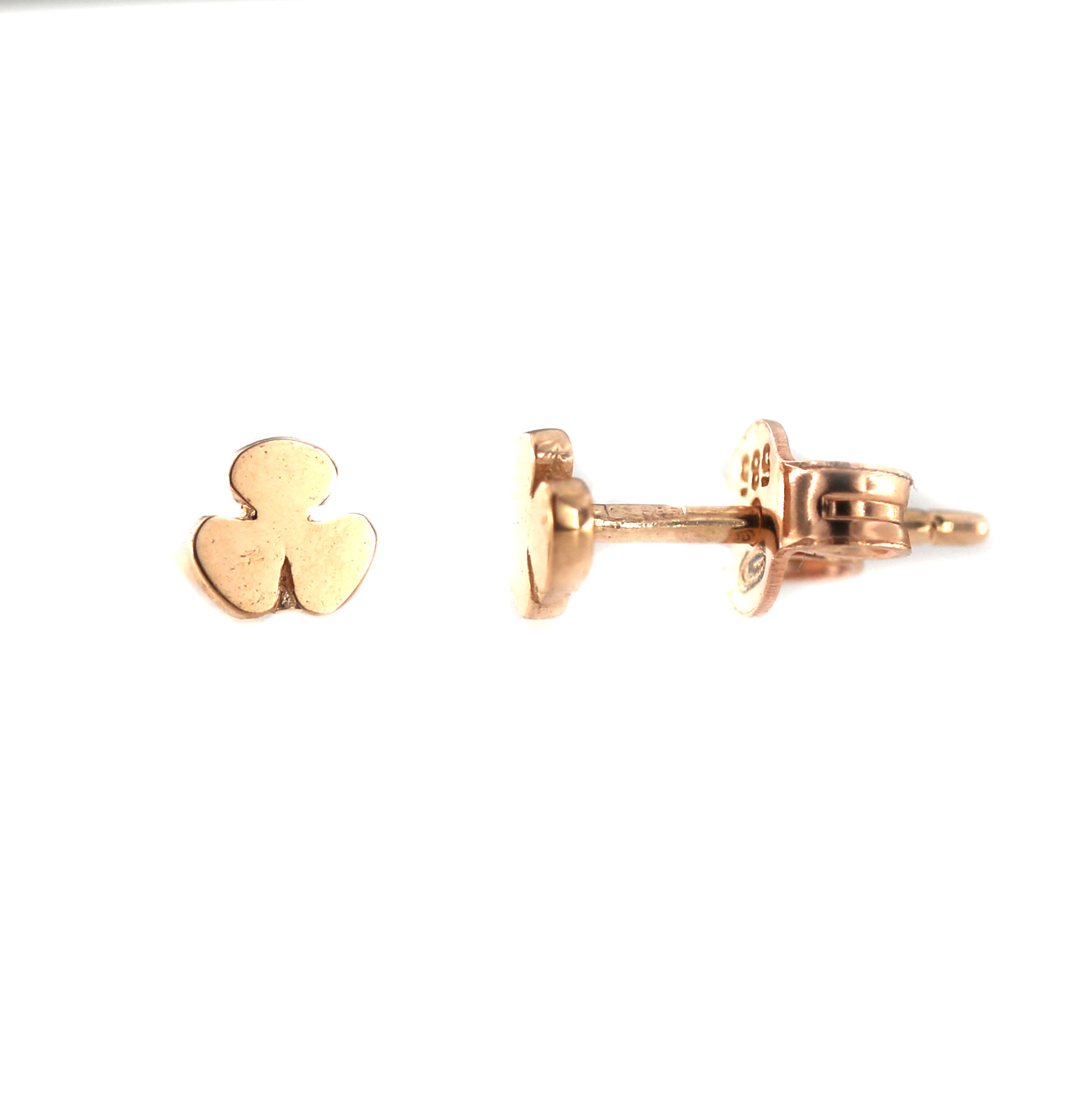 Rose gold pin earrings BRV07-16-05