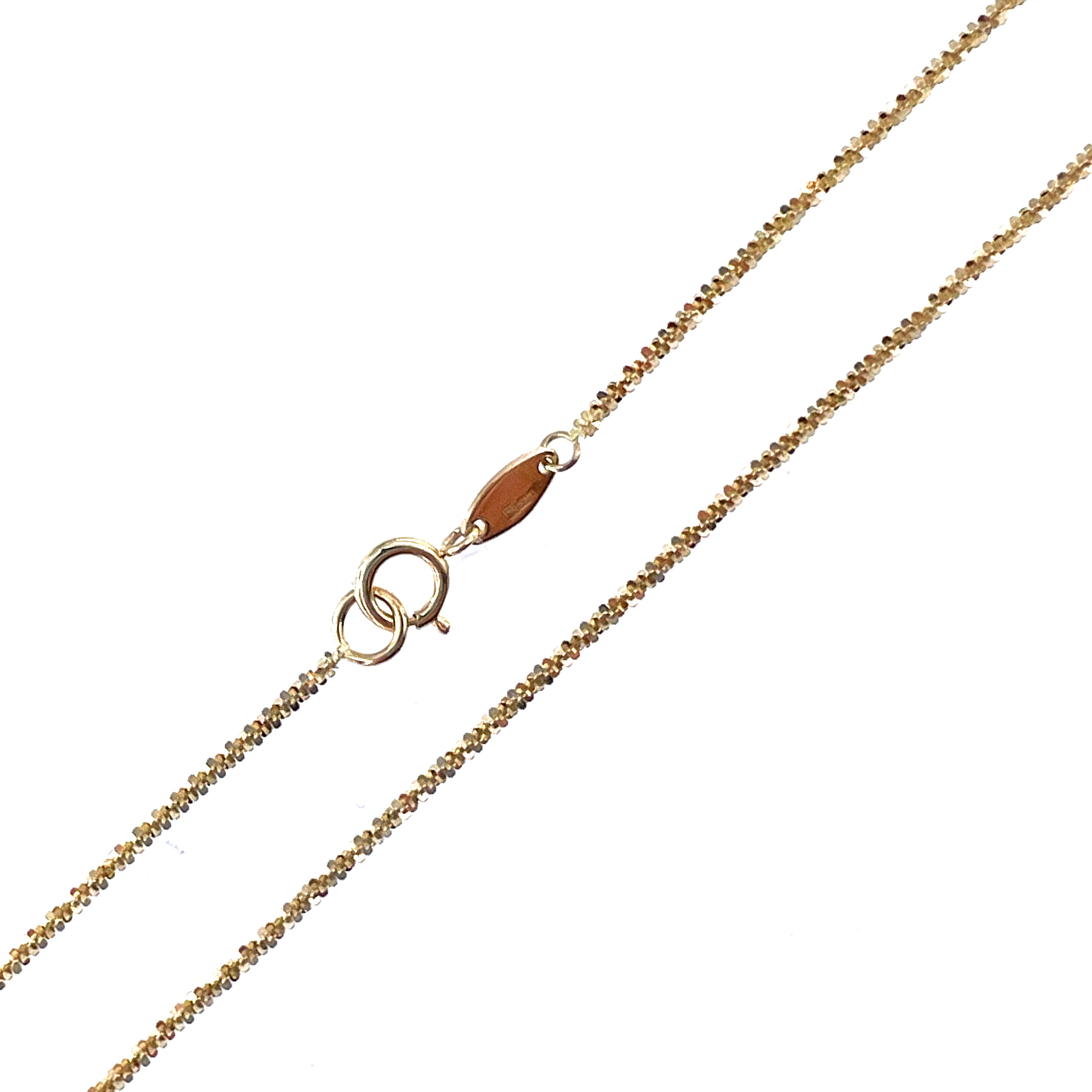Yellow gold chain CGSNOW-1.80MM 50CM