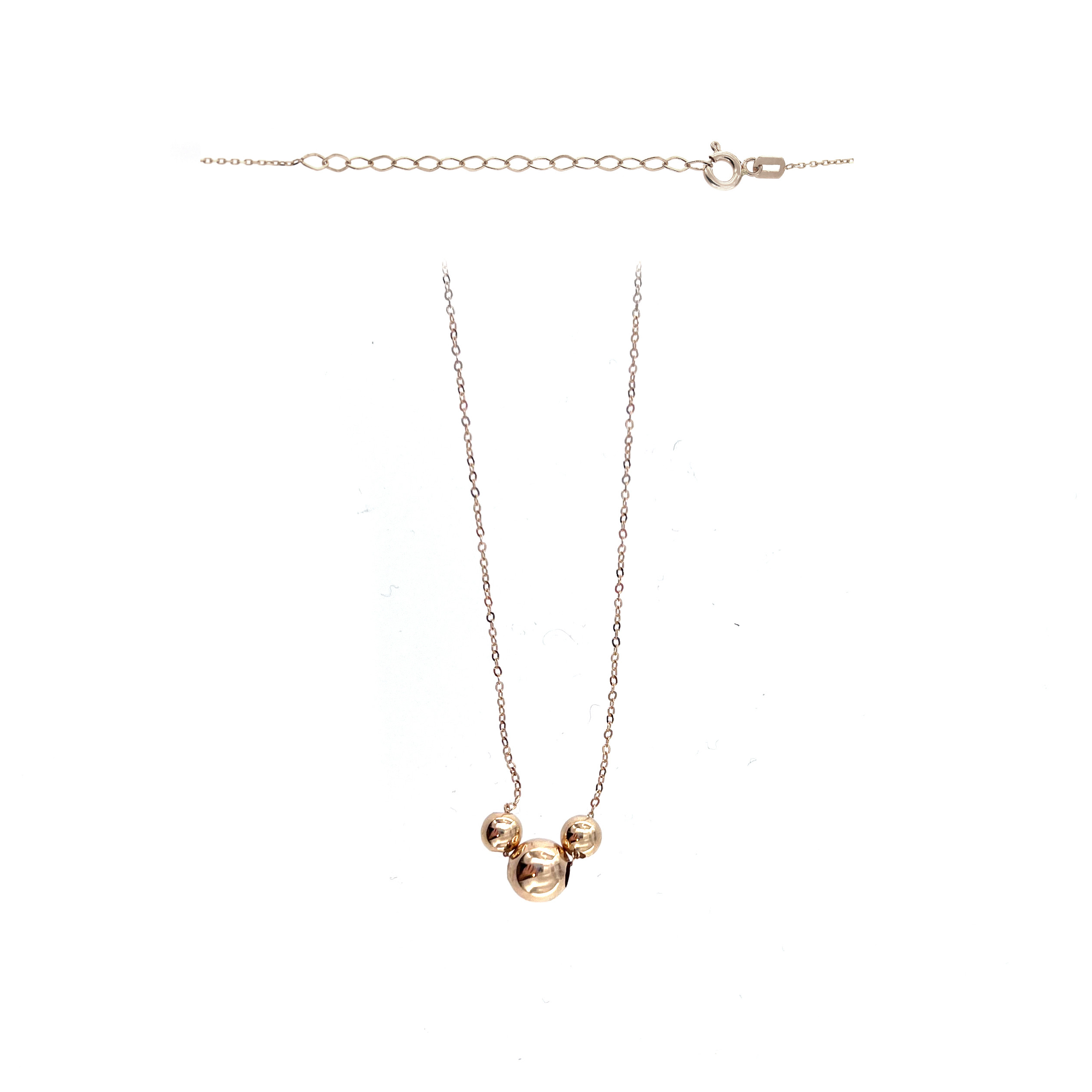 Rose gold pendant necklace CPR24-14
