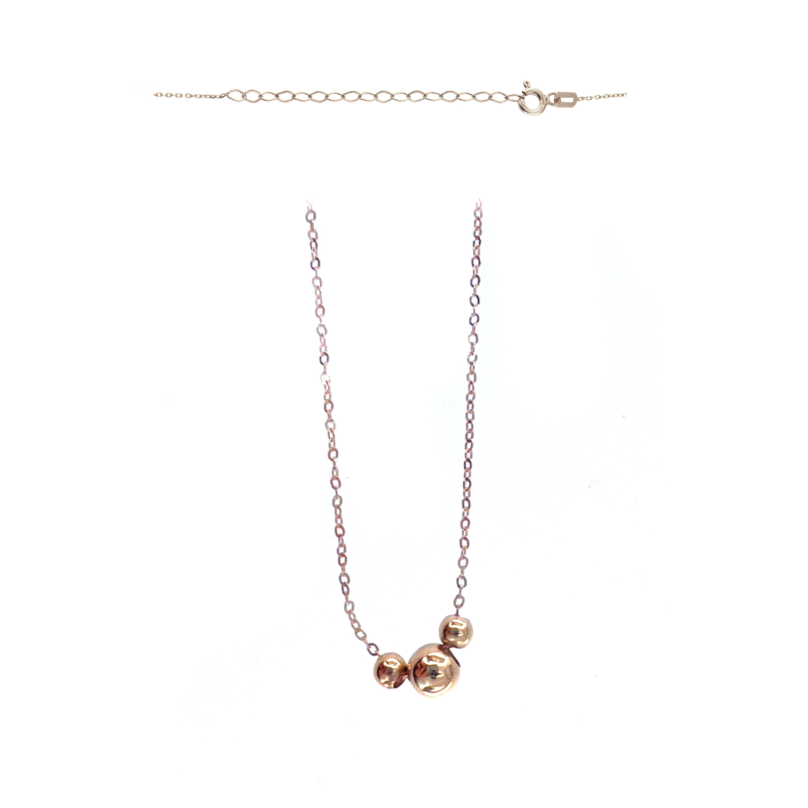 Rose gold pendant necklace CPR24-15