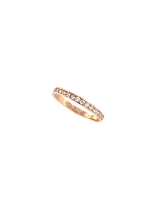 Rose gold zirconia ring DRAM02-18