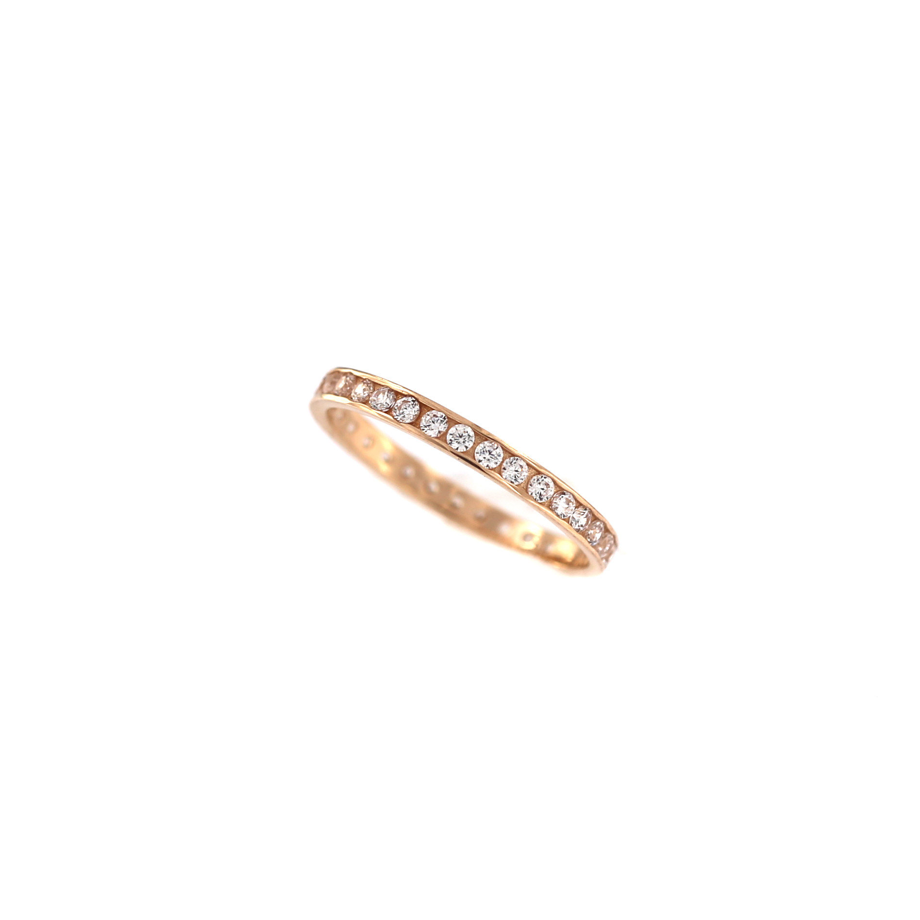 Rose gold zirconia ring DRAM02-18