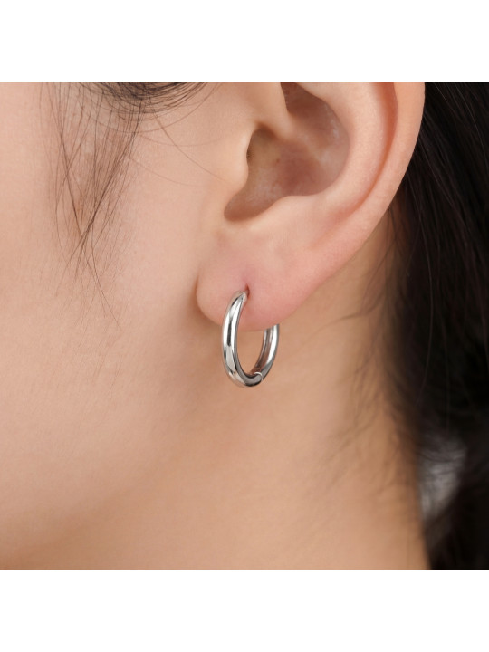 White gold earrings BBR01-02-29