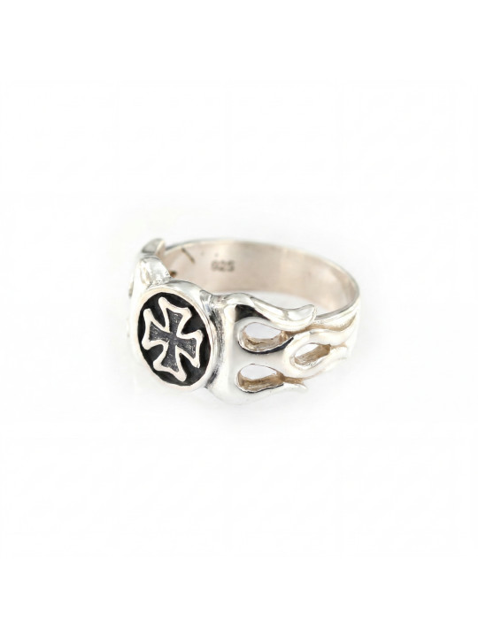 SILVER RING BIKER-Ž-06