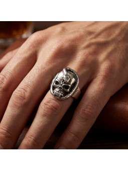 SILVER RING BIKER-Ž-14 D24
