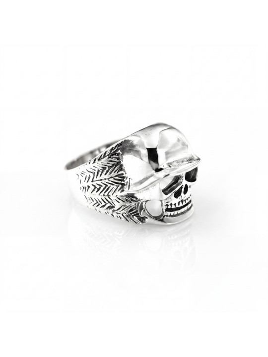 SILVER RING BIKER-Ž-20
