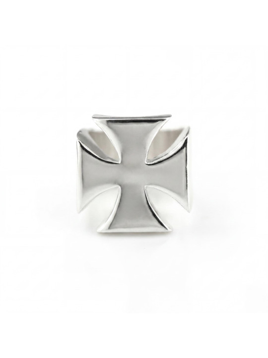 SILVER RING BIKER-Ž-22