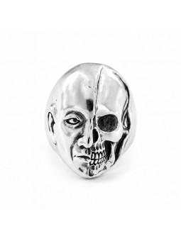 Silver Skull Ring BIKER-Ž-29