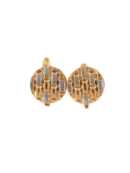 Rose gold earrings BRA02-10-01