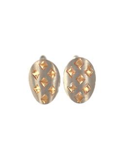 Rose gold earrings BRA02-10-02