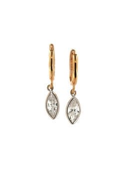 Rose gold drop earrings BRA05-02-03